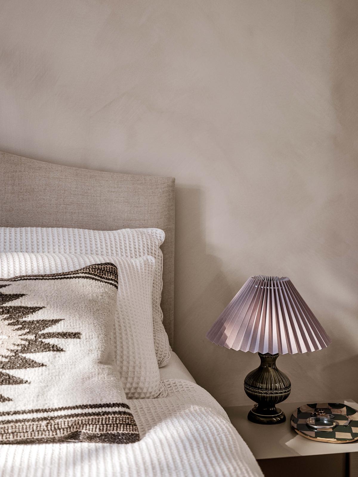 Pleated Lampshades (painted with Edward Bulmer Natural Paints)