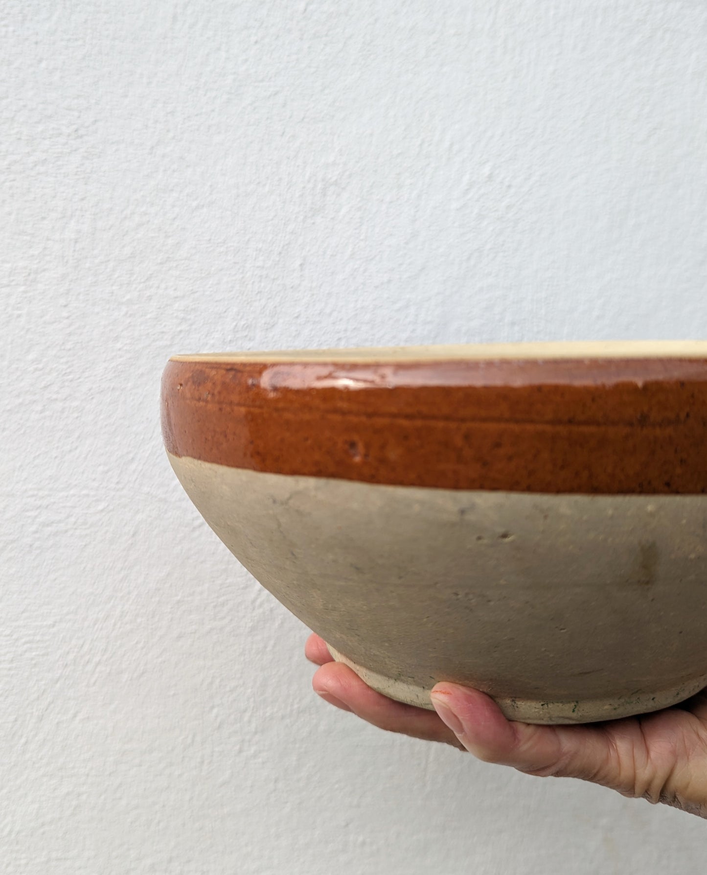 Glazed Serving Bowl