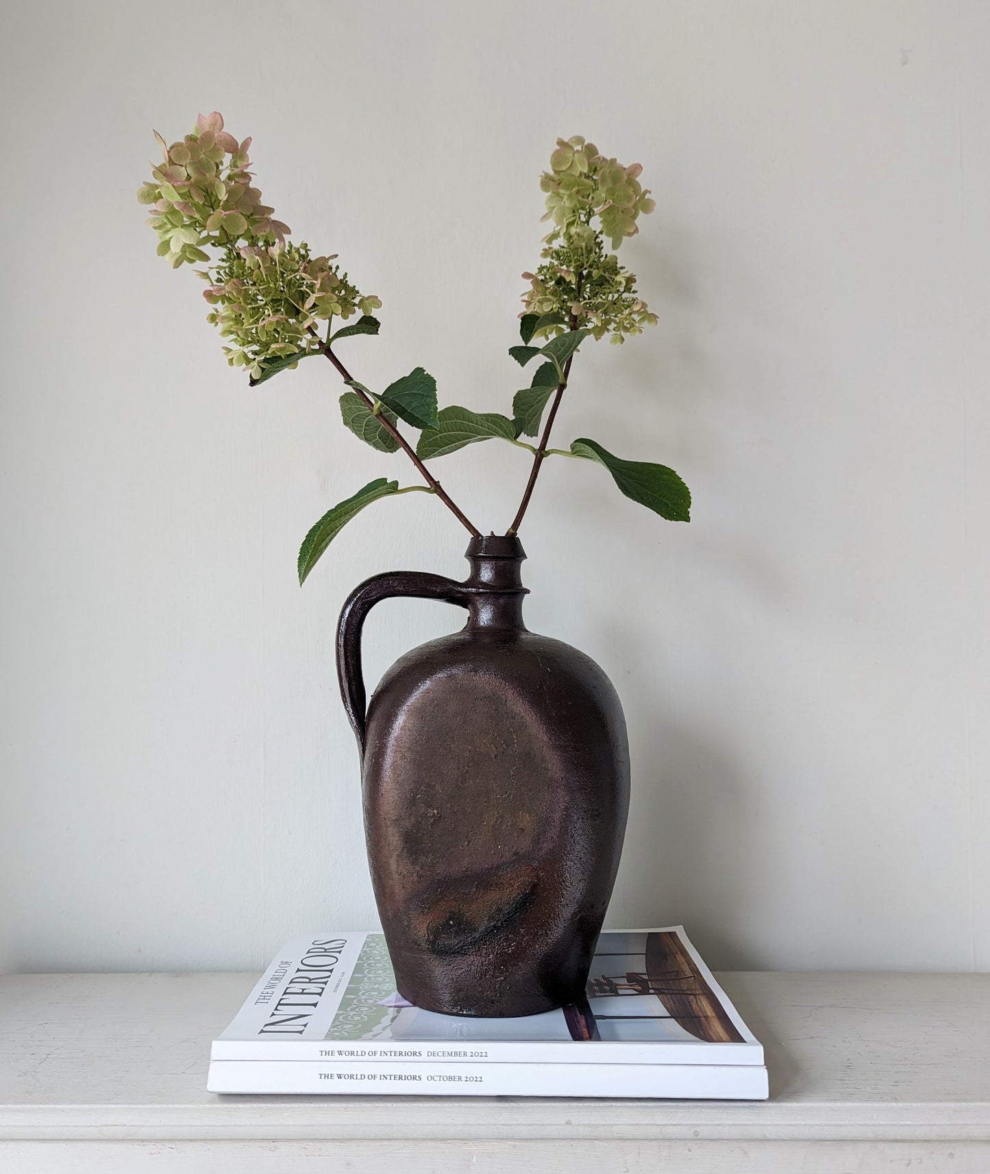 Extra Large Plum Glazed 19th Century Vase