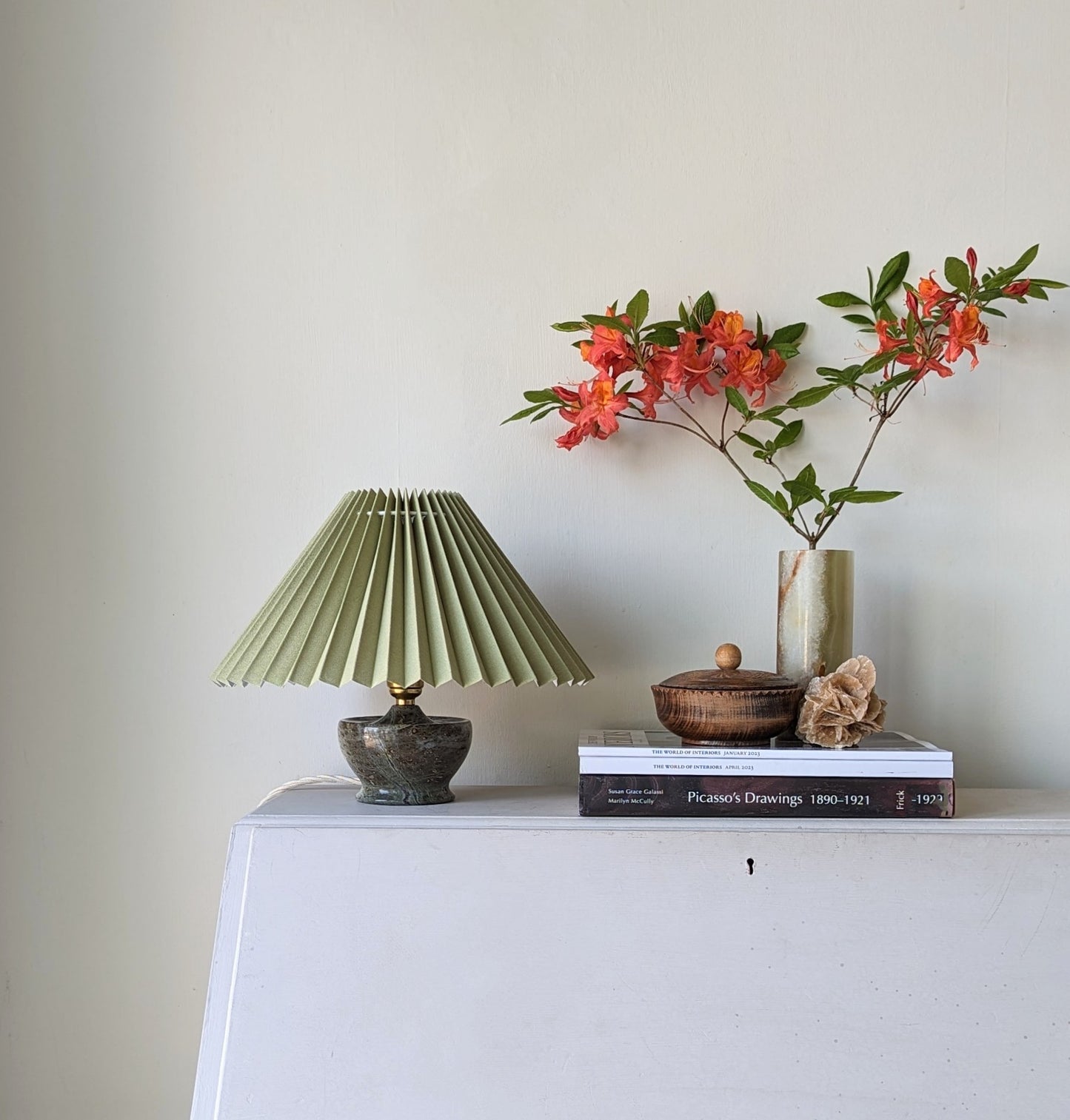 Olive & Grey Flecks Serpentine