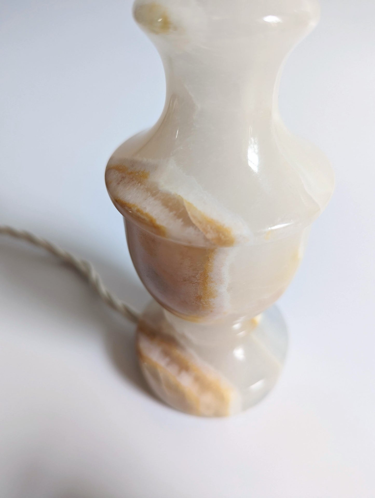 Amber Swirls Marble Pair