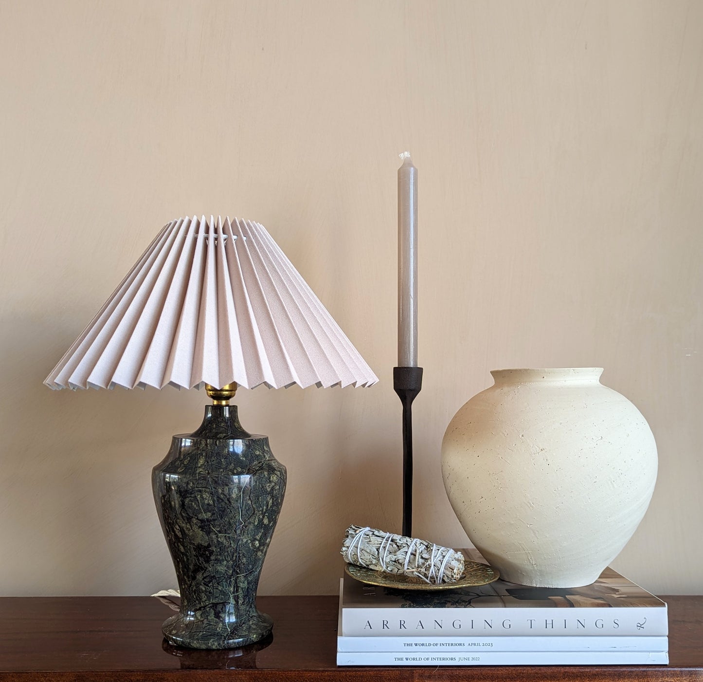 Pleated Shades (painted with Edward Bulmer Natural Paints)