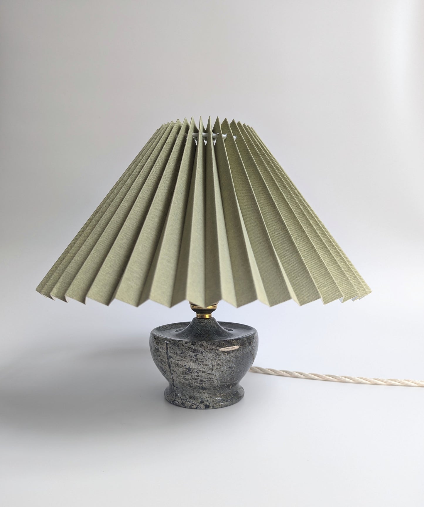 Olive & Grey Flecks Serpentine