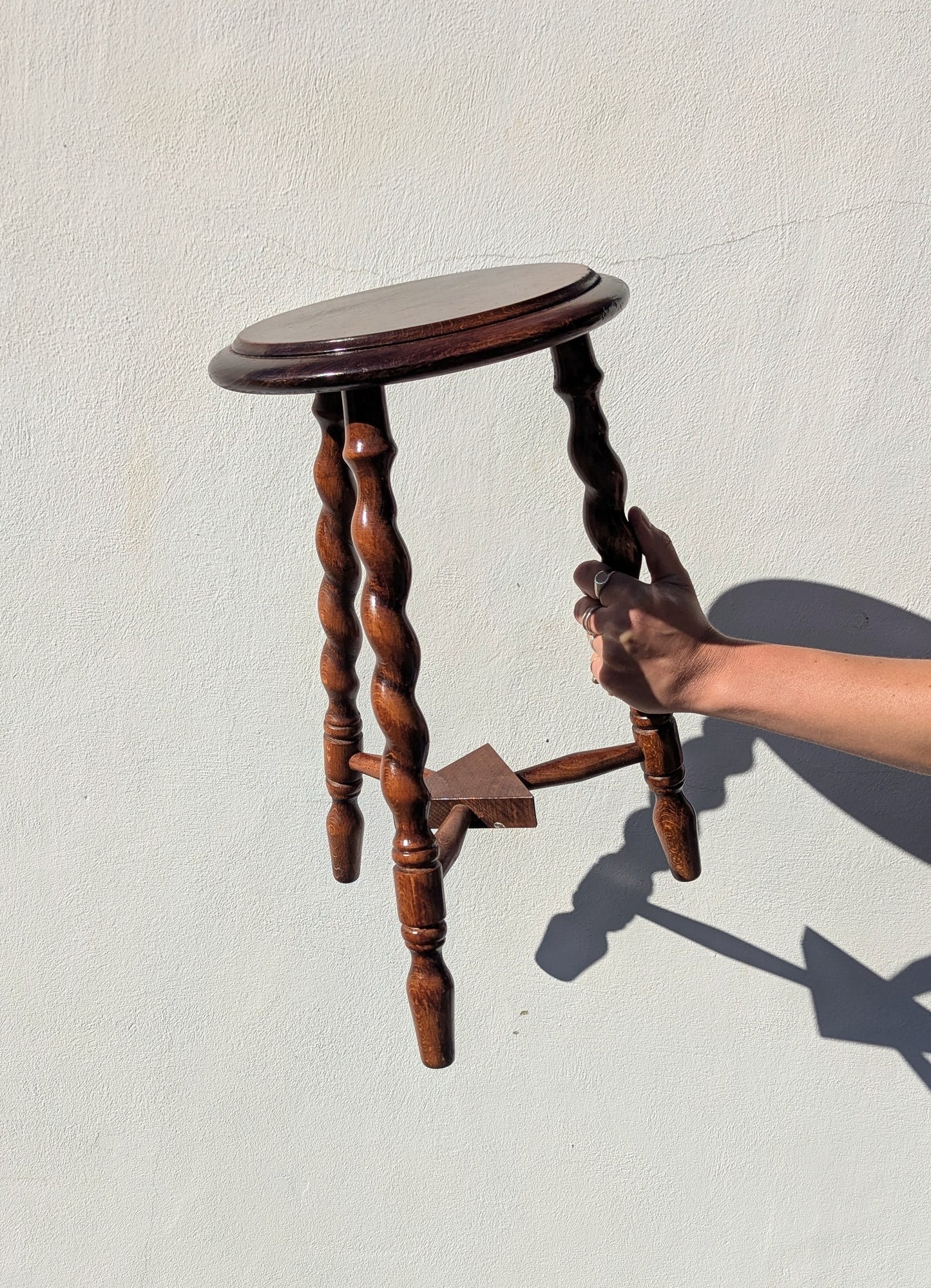 French Barley Twist Stool