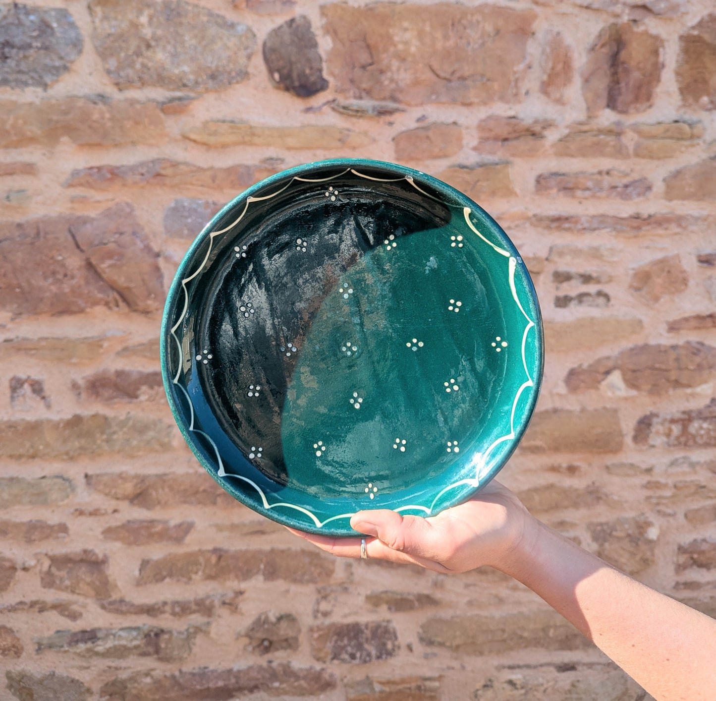 Hand Glazed French Vintage Tableware