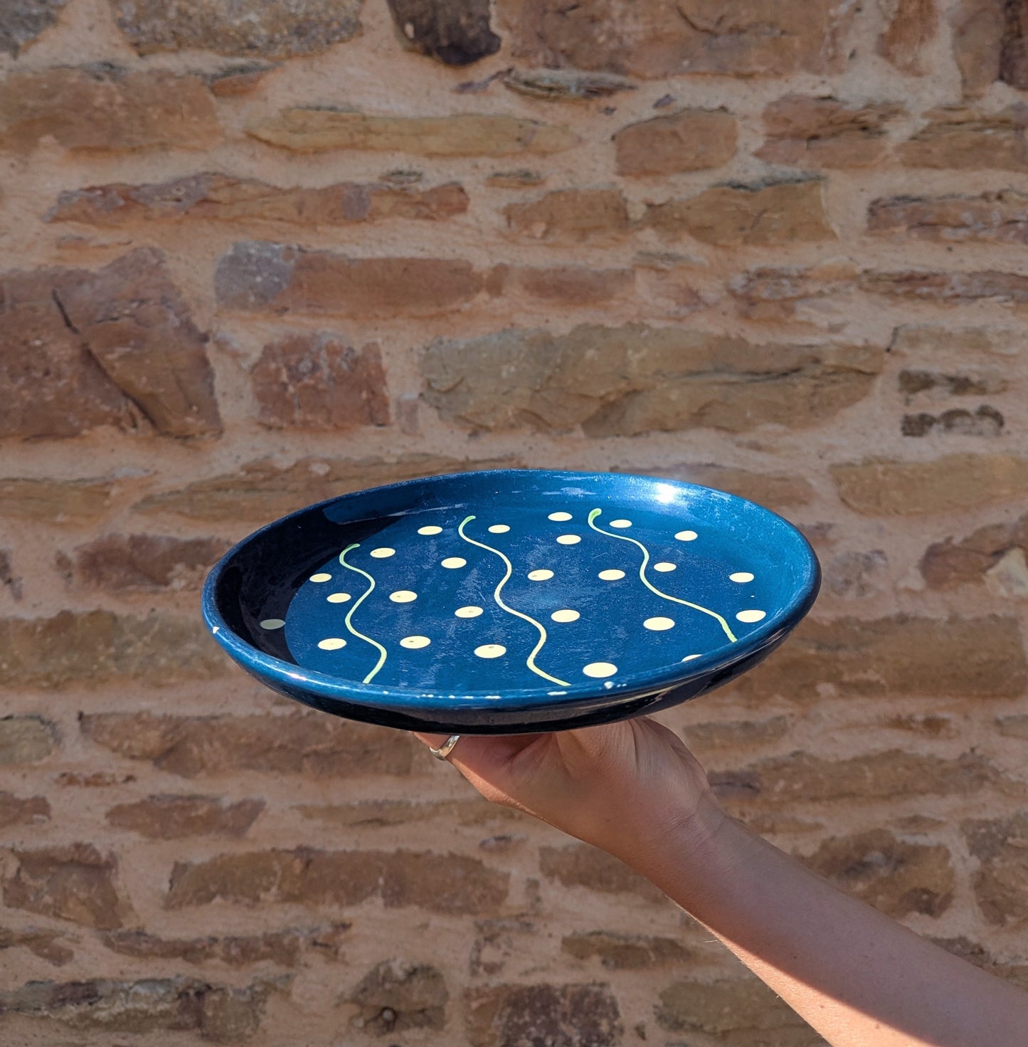 Hand Glazed French Vintage Tableware