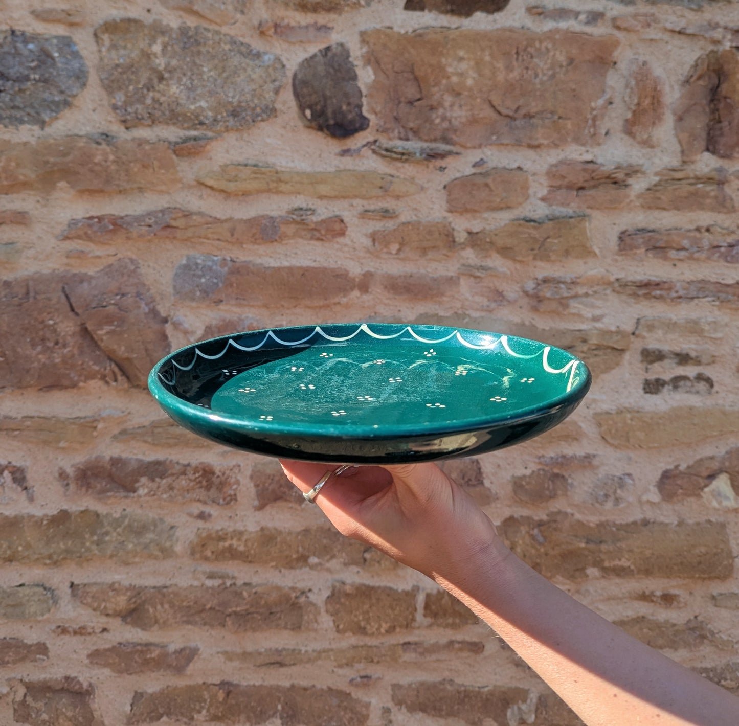 Hand Glazed French Vintage Tableware