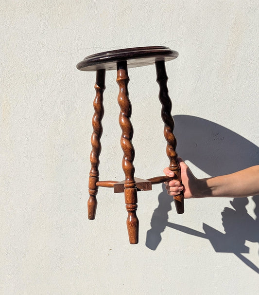 French Barley Twist Stool