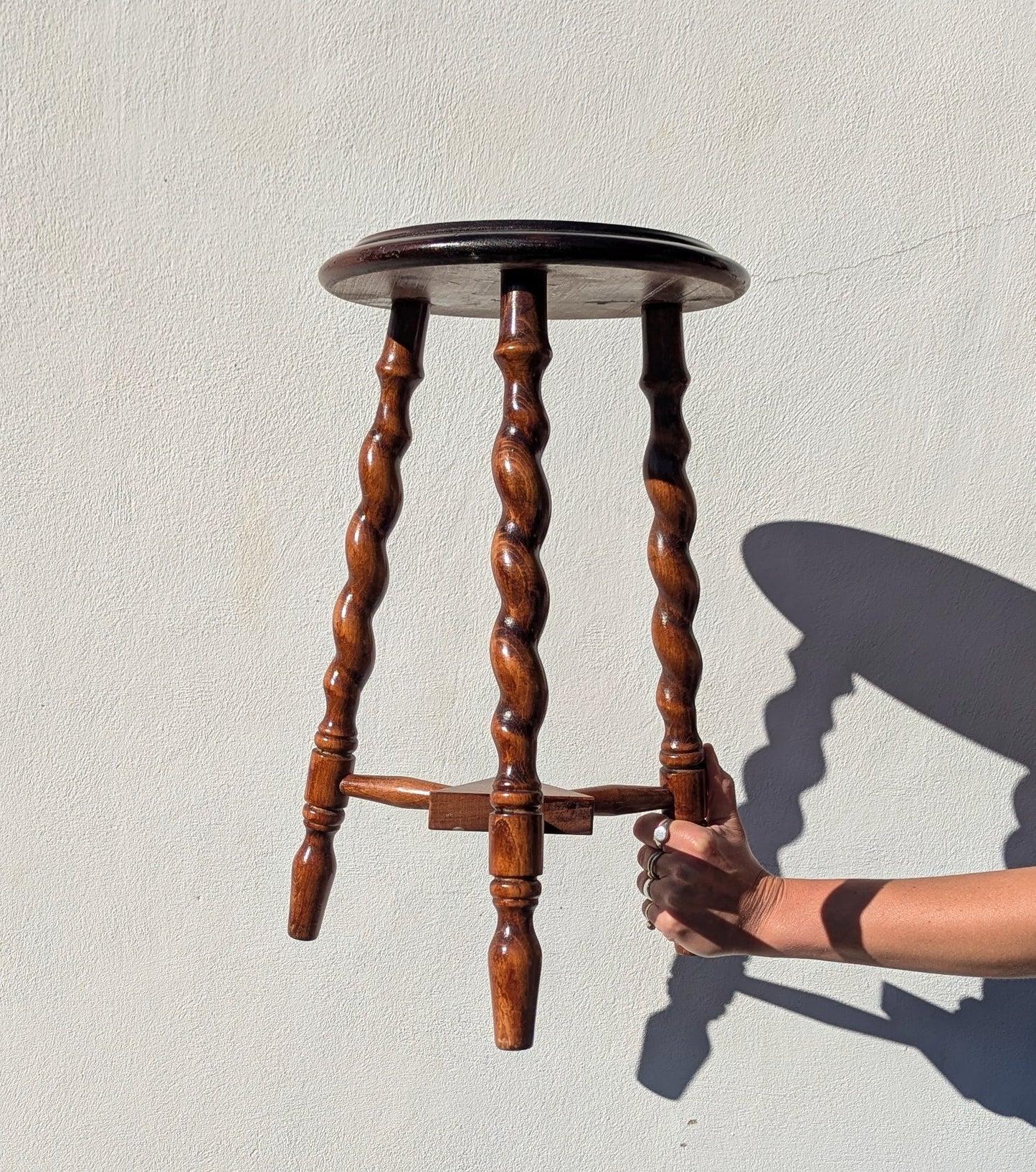 French Barley Twist Stool