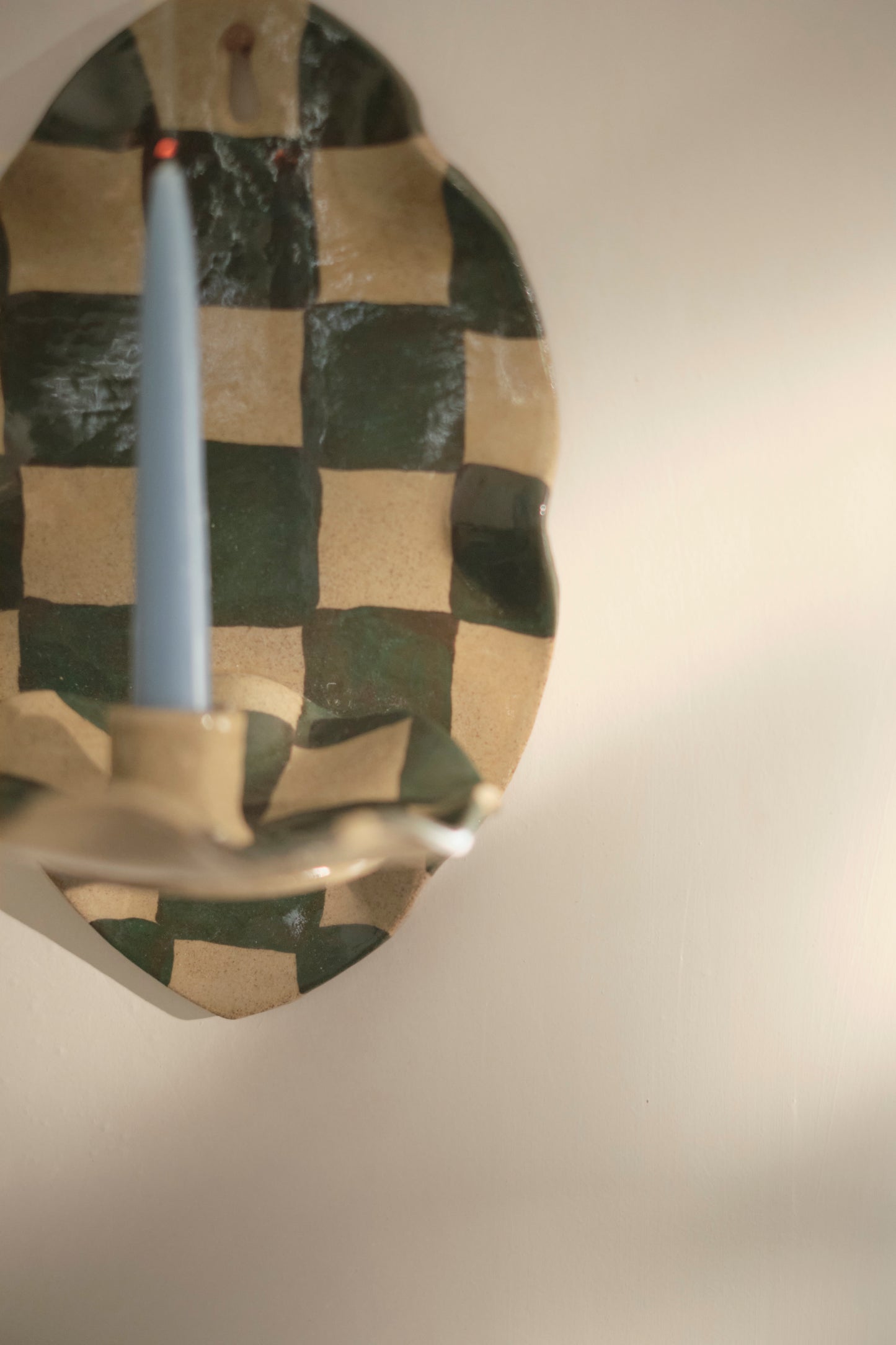 The Wavy Check Sconce
