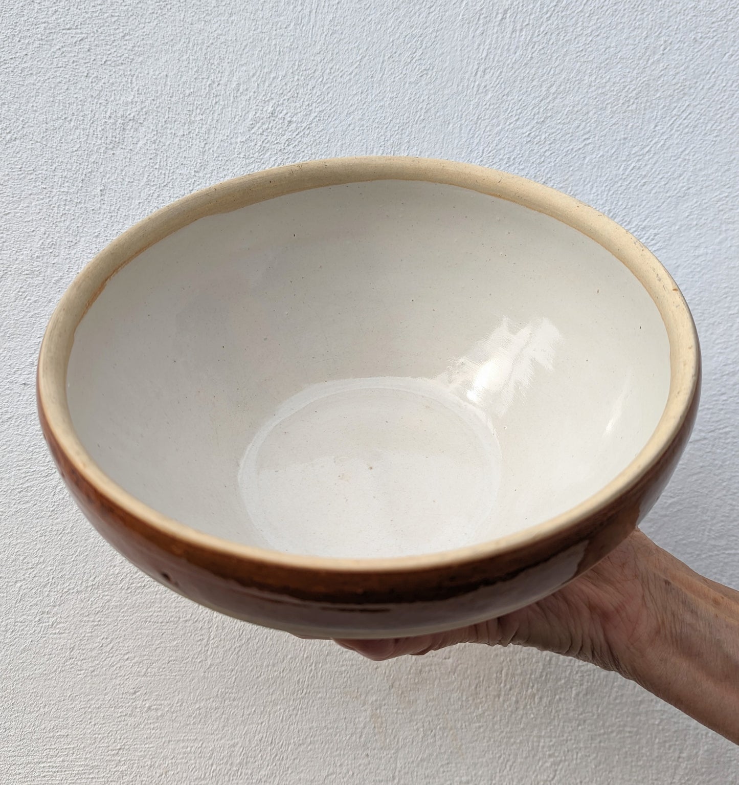 Glazed Serving Bowl
