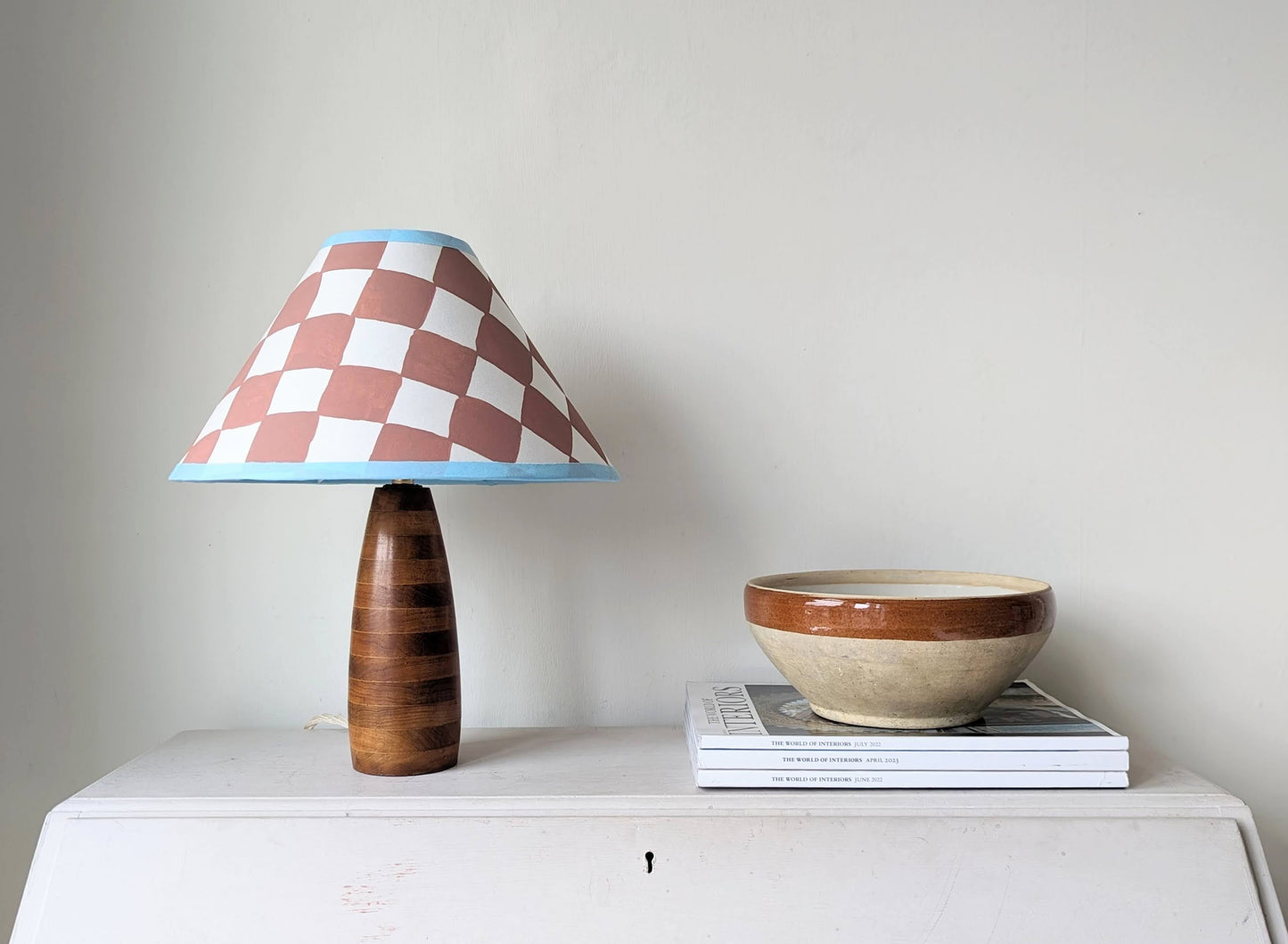 Wooden Striped Lamp