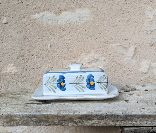 Hand Painted Butter Dish