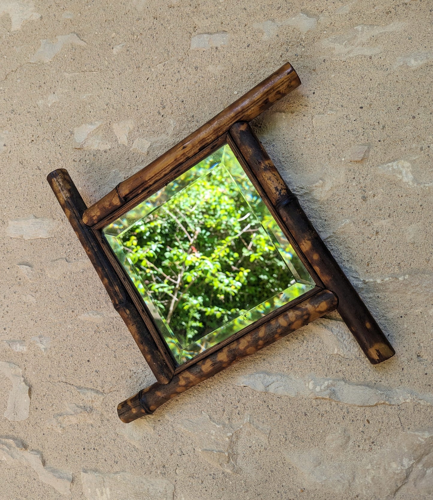 Dappled Bamboo Mirror