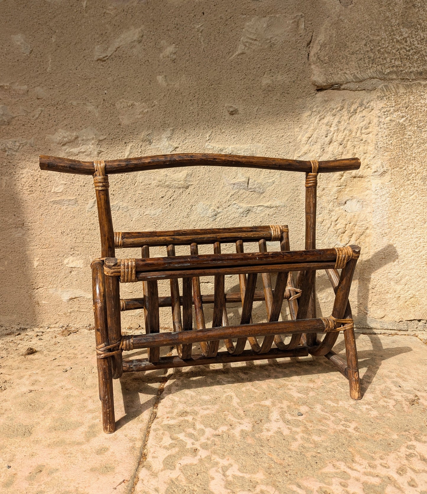 Wooden Magazine Rack