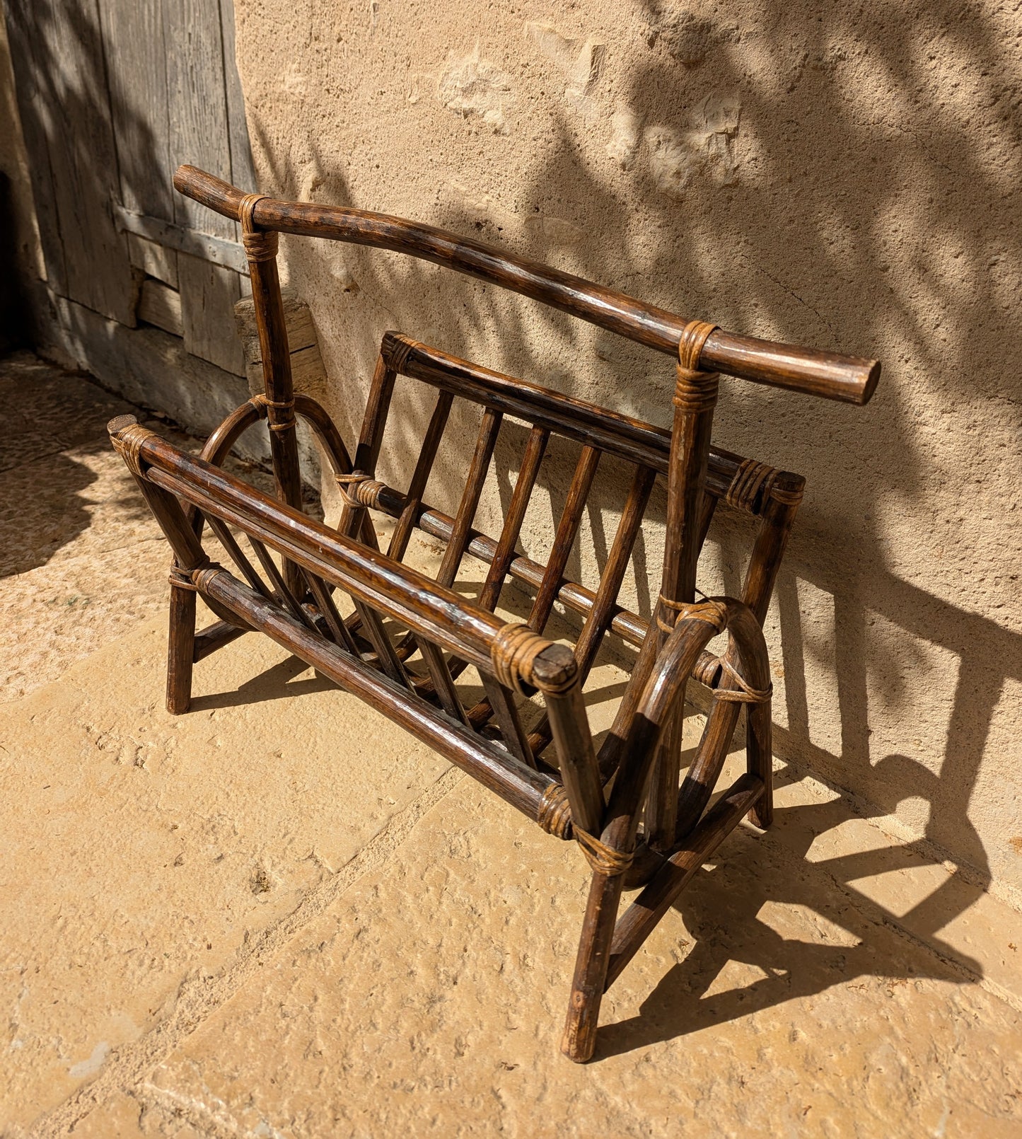 Wooden Magazine Rack