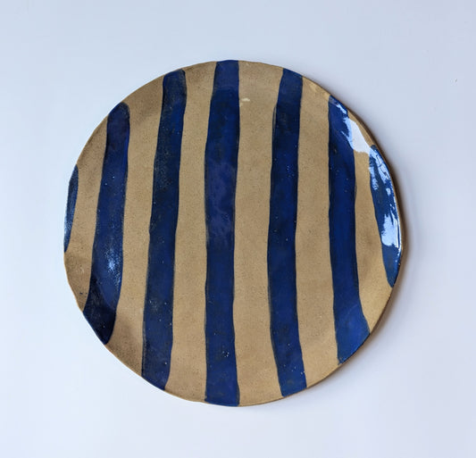 Blue Stripe Seconds Platter