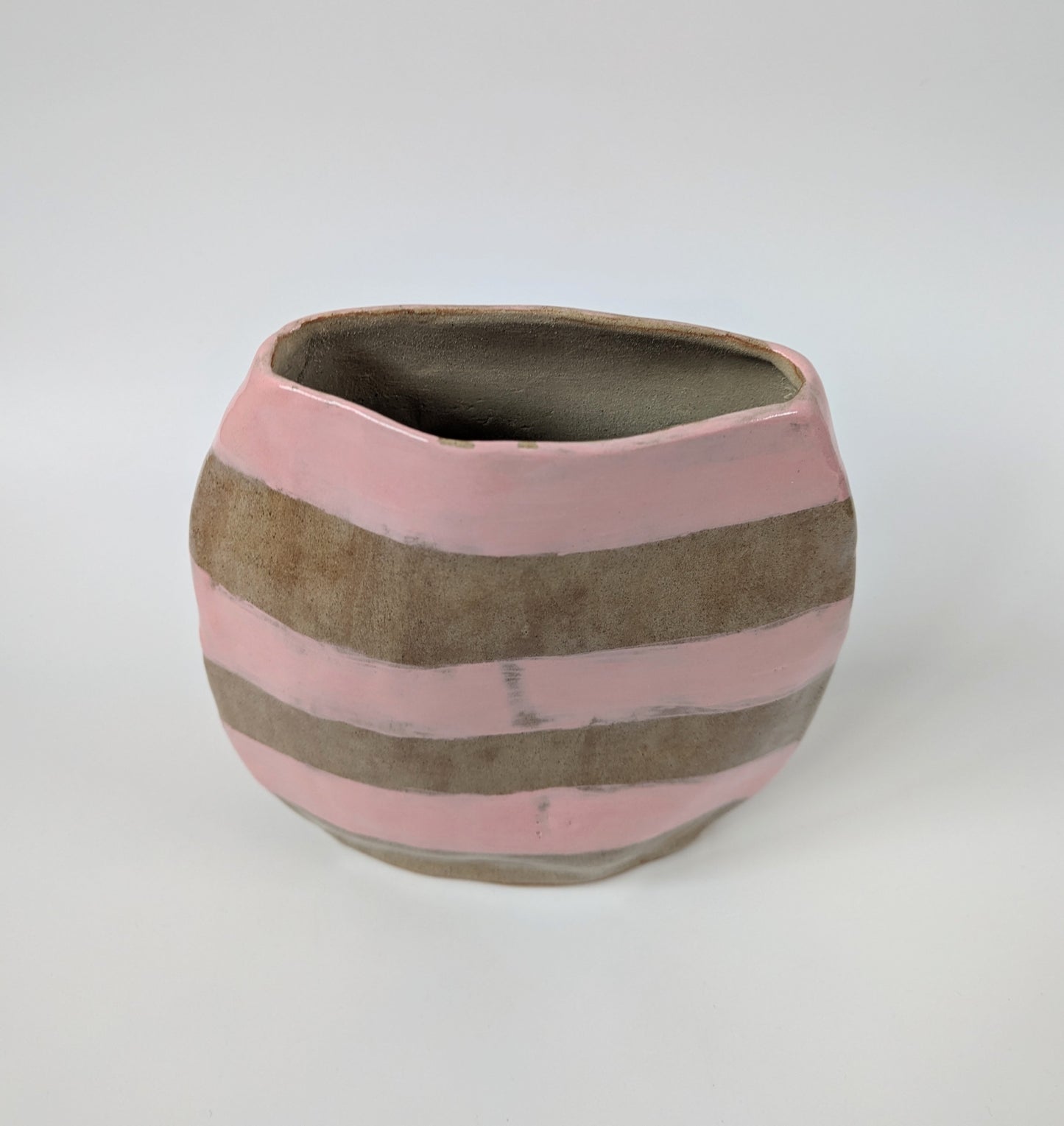 Pink Stripe Vase