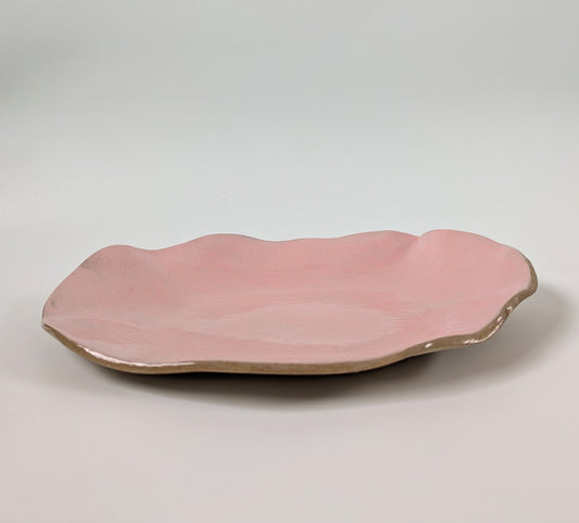 Pink Wavy Platter