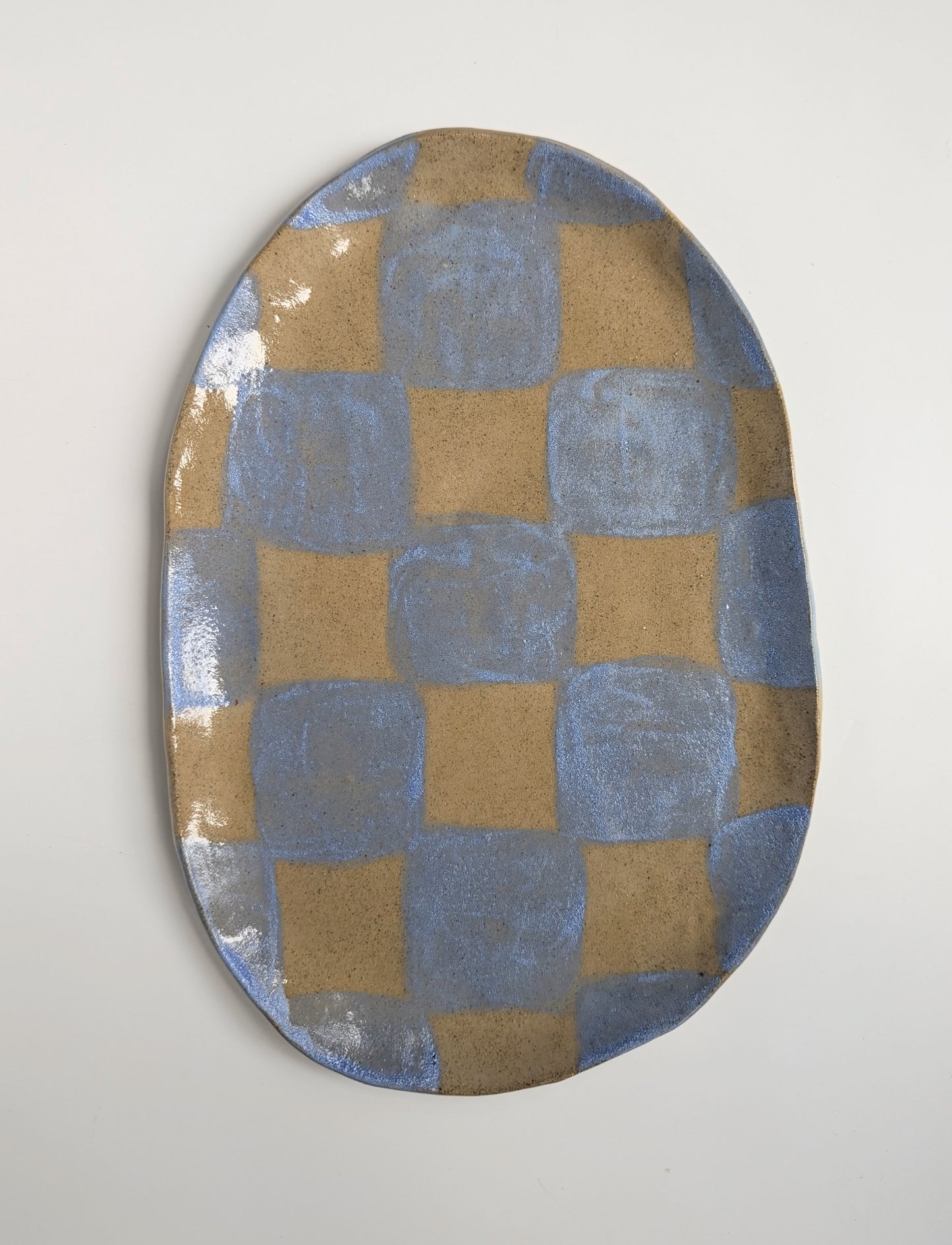 Baby Blue Checks Plate