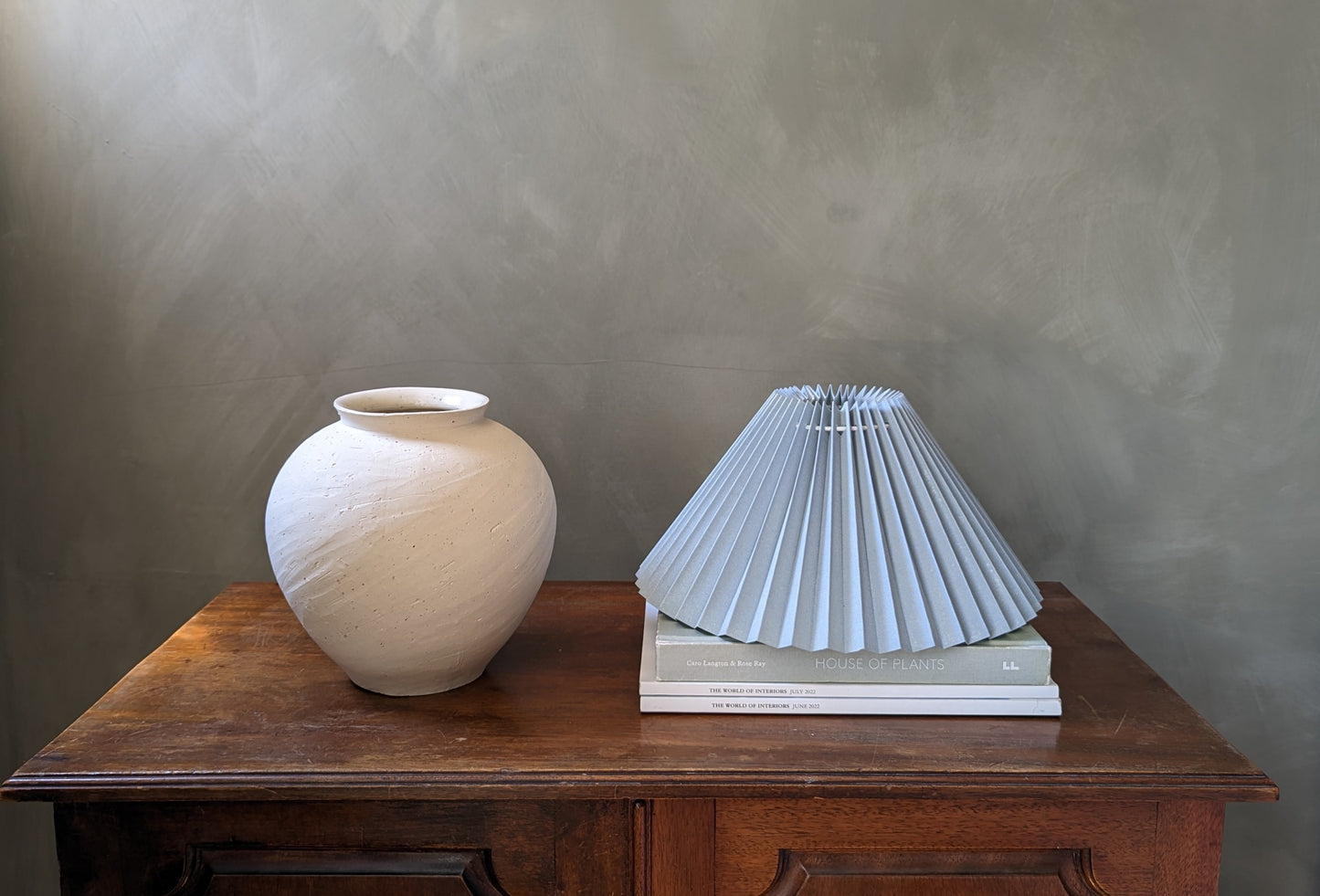 Pleated Shades (painted with Edward Bulmer Natural Paints)