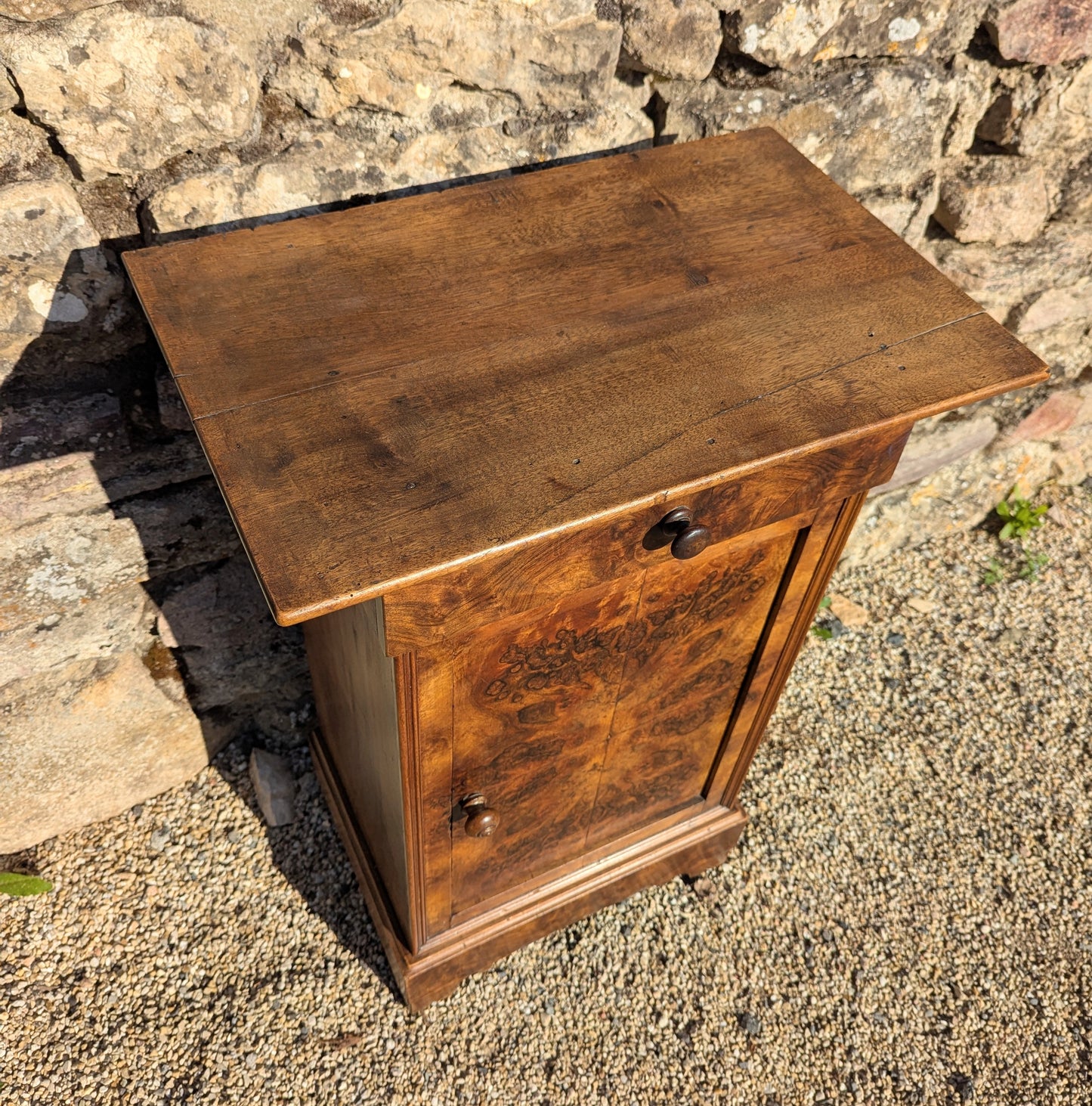 French Antique Walnut Cabinet