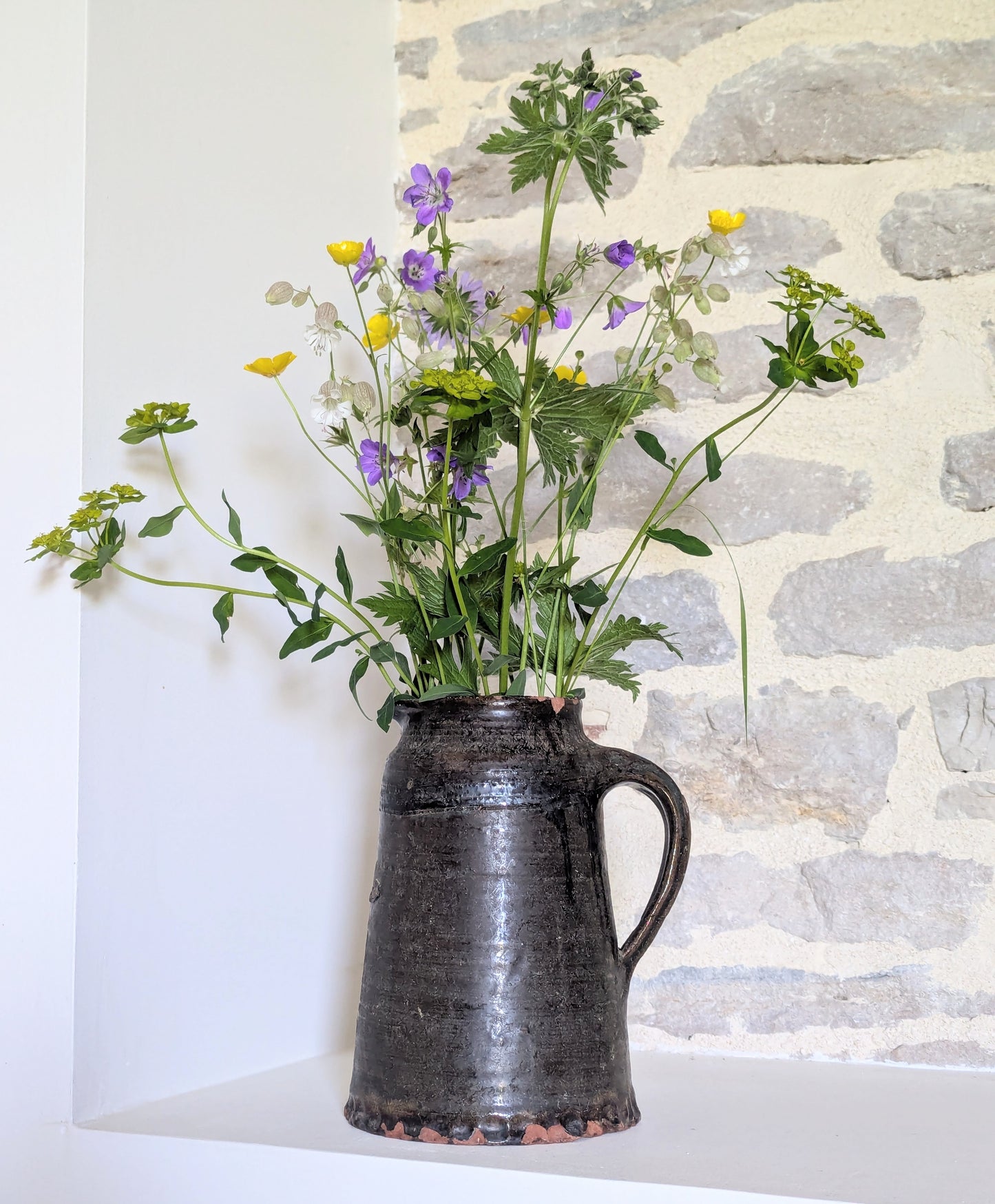 Glazed Terracotta Jug